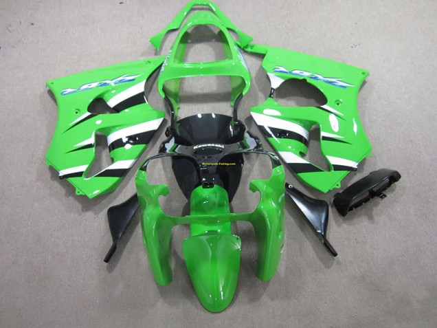 Cheap 2000-2002 Green Black White Kawasaki ZX6R Motorcycle Fairings & Bodywork UK Cheap 2000-2002 Green Black White Kawasaki ZX6R Motorcycle Fairings & Bodywork UK