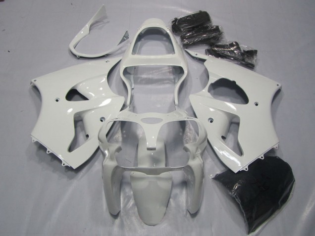 Cheap 2000-2002 White Kawasaki ZX6R Bike Fairing Kit UK Cheap 2000-2002 White Kawasaki ZX6R Bike Fairing Kit UK