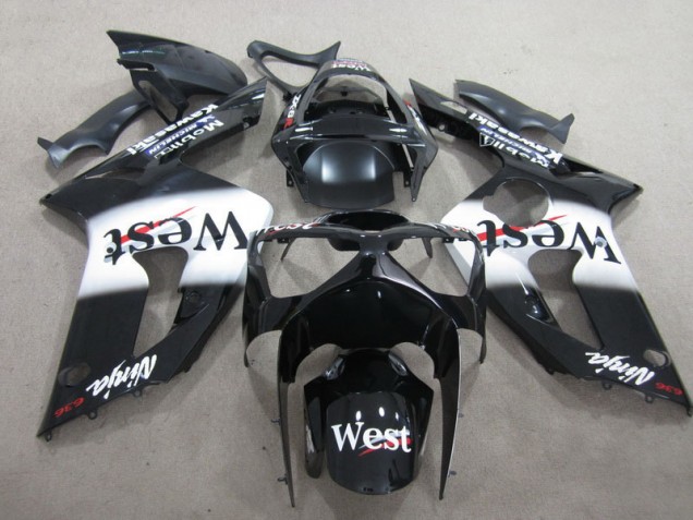 Cheap 2003-2004 Black West Ninja 636 Kawasaki ZX6R Motorcylce Fairings UK Cheap 2003-2004 Black West Ninja 636 Kawasaki ZX6R Motorcylce Fairings UK