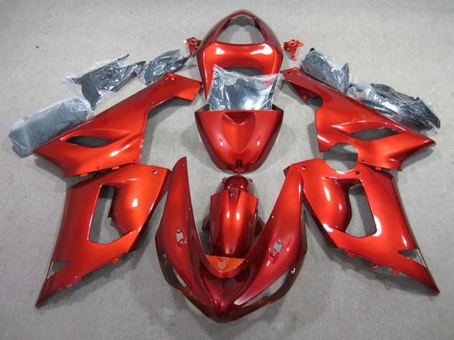 Cheap 2005-2006 Orange Kawasaki ZX6R Motor Fairings UK Cheap 2005-2006 Orange Kawasaki ZX6R Motor Fairings UK