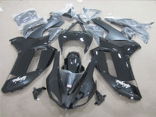 Cheap 2007-2008 Black Ninja Kawasaki ZX6R Motor Bike Fairings UK Cheap 2007-2008 Black Ninja Kawasaki ZX6R Motor Bike Fairings UK