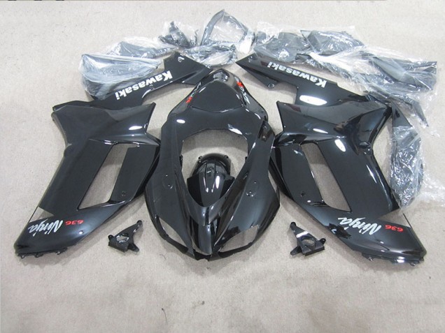Cheap 2007-2008 Black Ninja 636 Kawasaki ZX6R Moto Fairings UK Cheap 2007-2008 Black Ninja 636 Kawasaki ZX6R Moto Fairings UK