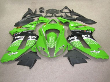 Cheap 2007-2008 Green Touch 4 Kawasaki ZX6R Motorcycle Fairing Kits UK