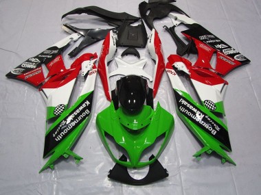 Cheap 2009-2012 Green Red Kawasaki ZX6R Motorcylce Fairings UK