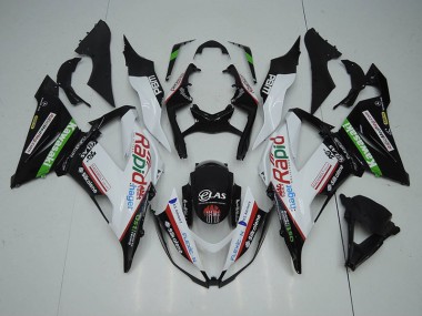 Cheap 2013-2018 Black White Rapid Hager Kawasaki ZX6R Motorbike Fairing UK