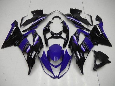 Cheap 2013-2018 Black Blue Kawasaki ZX6R Motorbike Fairing UK