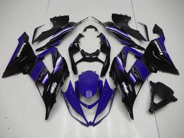 Cheap 2013-2018 Black Blue Kawasaki ZX6R Motorbike Fairing UK Cheap 2013-2018 Black Blue Kawasaki ZX6R Motorbike Fairing UK