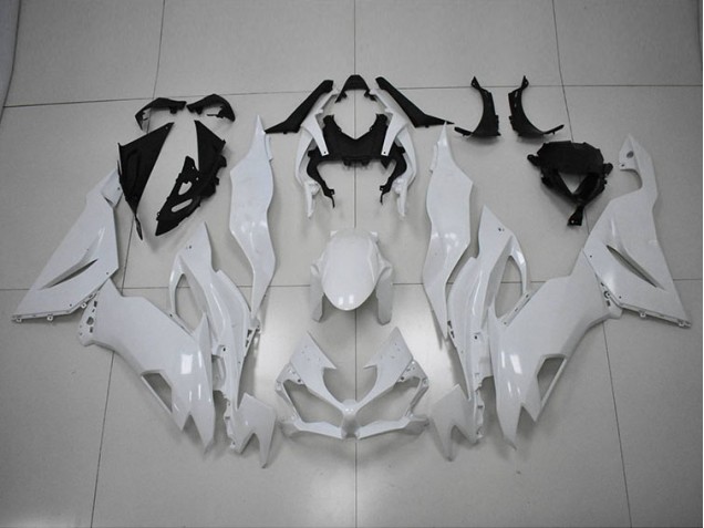 Cheap 2019-2023 White Kawasaki ZX6R Motorcycle Replacement Fairings UK Cheap 2019-2023 White Kawasaki ZX6R Motorcycle Replacement Fairings UK