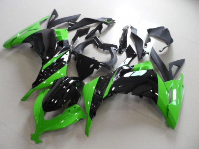 Cheap 2013-2016 Black Green Kawasaki ZX300R Motorbike Fairing Kits UK Cheap 2013-2016 Black Green Kawasaki ZX300R Motorbike Fairing Kits UK
