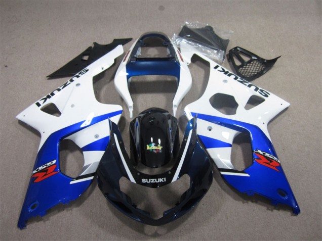 Cheap 2000-2002 Blue White Suzuki GSXR1000 Motorbike Fairings UK Cheap 2000-2002 Blue White Suzuki GSXR1000 Motorbike Fairings UK