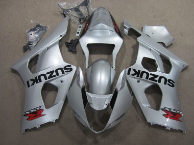 Cheap 2003-2004 Silver Suzuki GSXR1000 Motorcycle Fairing Kits UK