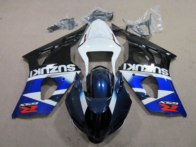 Cheap 2003-2004 Blue White Decal Suzuki GSXR1000 Bike Fairings UK Cheap 2003-2004 Blue White Decal Suzuki GSXR1000 Bike Fairings UK