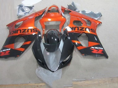 Cheap 2003-2004 Black Orange Suzuki GSXR1000 Motorbike Fairing UK