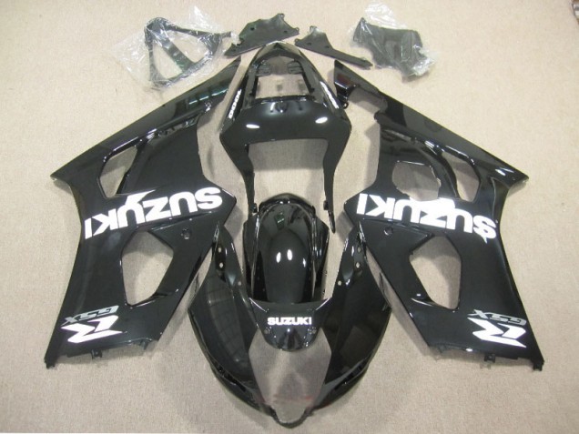 Cheap 2003-2004 Black White Decal Suzuki GSXR1000 Motor Bike Fairings UK Cheap 2003-2004 Black White Decal Suzuki GSXR1000 Motor Bike Fairings UK