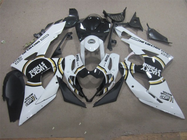 Cheap 2005-2006 White Lucky Strike Black Motul Suzuki GSXR1000 Motorcycle Fairing Kit UK Cheap 2005-2006 White Lucky Strike Black Motul Suzuki GSXR1000 Motorcycle Fairing Kit UK