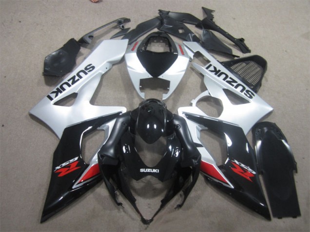 Cheap 2005-2006 Black White Suzuki GSXR1000 Motorcycle Replacement Fairings UK Cheap 2005-2006 Black White Suzuki GSXR1000 Motorcycle Replacement Fairings UK