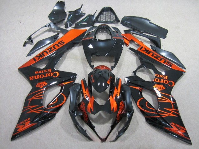 Cheap 2005-2006 Black Orange Corona Extra Suzuki GSXR1000 Replacement Fairings UK Cheap 2005-2006 Black Orange Corona Extra Suzuki GSXR1000 Replacement Fairings UK