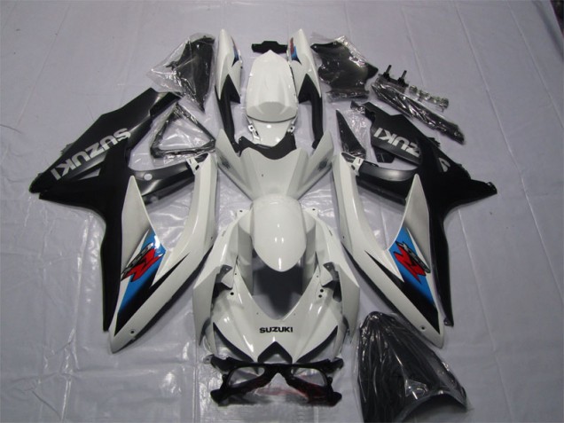 Cheap 2007-2008 White Black Suzuki GSXR1000 Motor Bike Fairings UK Cheap 2007-2008 White Black Suzuki GSXR1000 Motor Bike Fairings UK