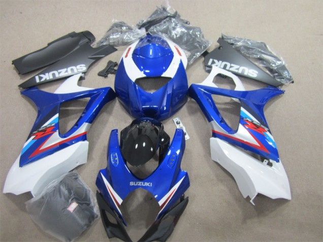 Cheap 2007-2008 Blue White Suzuki GSXR1000 Moto Fairings UK Cheap 2007-2008 Blue White Suzuki GSXR1000 Moto Fairings UK