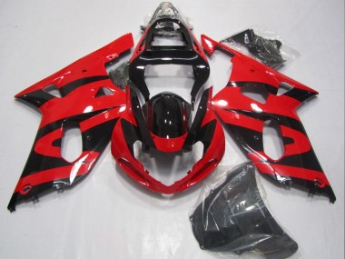 Cheap 2001-2003 Black Red Suzuki GSXR600 Motorbike Fairing UK
