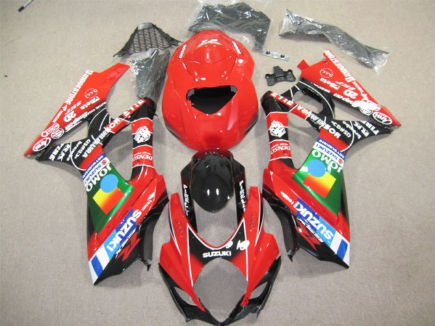 Cheap 2004-2005 Red Black Suzuki GSXR600 Motorcycle Fairing Kit UK