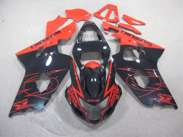 Cheap 2004-2005 Black Red Suzuki GSXR600 Bike Fairings UK Cheap 2004-2005 Black Red Suzuki GSXR600 Bike Fairings UK