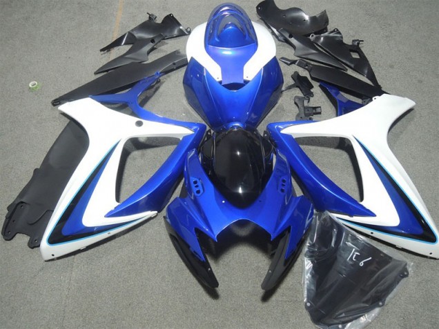 Cheap 2006-2007 Blue White Black Suzuki GSXR600 Motorbike Fairing UK Cheap 2006-2007 Blue White Black Suzuki GSXR600 Motorbike Fairing UK