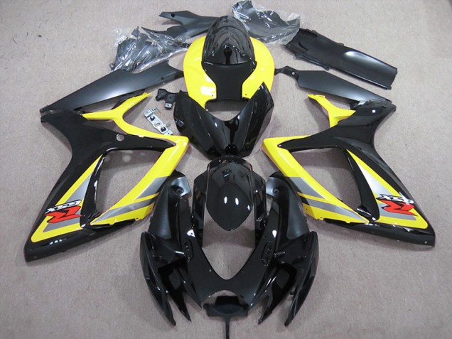 Cheap 2006-2007 Black Yellow Suzuki GSXR600 Motor Fairings UK Cheap 2006-2007 Black Yellow Suzuki GSXR600 Motor Fairings UK