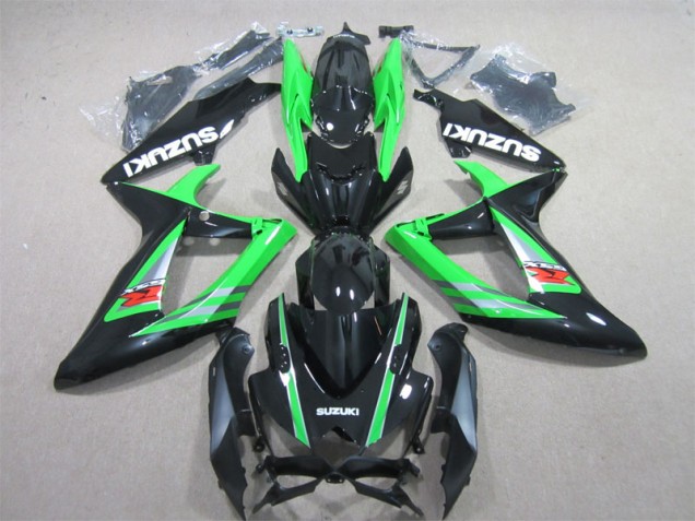 Cheap 2006-2007 Black Green Suzuki GSXR600 Bike Fairings UK Cheap 2006-2007 Black Green Suzuki GSXR600 Bike Fairings UK