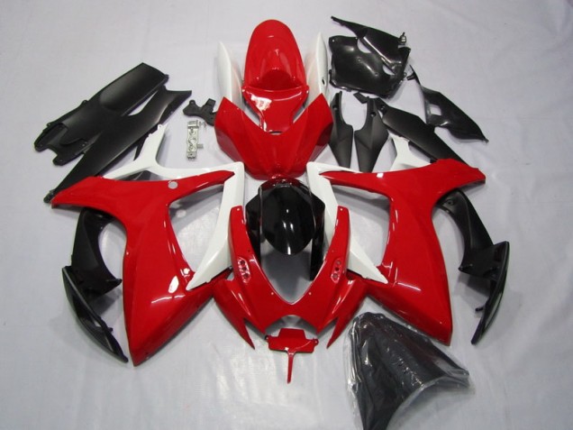 Cheap 2006-2007 Red Black Suzuki GSXR600 Motorcycle Replacement Fairings UK Cheap 2006-2007 Red Black Suzuki GSXR600 Motorcycle Replacement Fairings UK