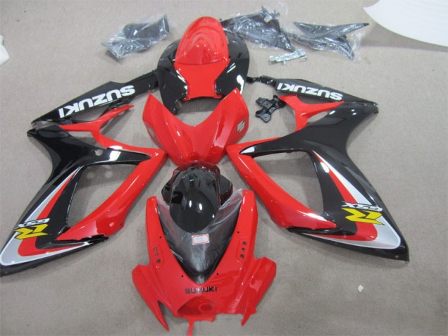 Cheap 2006-2007 Red Black Suzuki GSXR600 Replacement Fairings UK Cheap 2006-2007 Red Black Suzuki GSXR600 Replacement Fairings UK