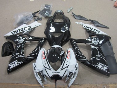 Cheap 2006-2007 Black White Corona Extra Motul Suzuki GSXR600 Motorcycle Fairings UK