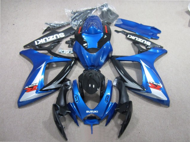 Cheap 2006-2007 Blue Black White Suzuki GSXR600 Motorcycle Fairing Kits UK Cheap 2006-2007 Blue Black White Suzuki GSXR600 Motorcycle Fairing Kits UK