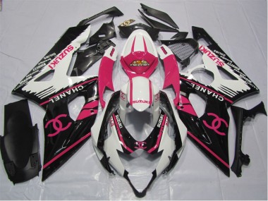 Cheap 2006-2007 Pink Chanel Suzuki GSXR600 Bike Fairings UK