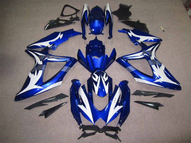 Cheap 2008-2010 Blue White Suzuki GSXR600 Motorcycle Bodywork UK Cheap 2008-2010 Blue White Suzuki GSXR600 Motorcycle Bodywork UK