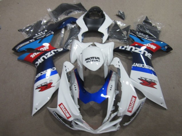 Cheap 2011-2021 White Blue Motul Suzuki GSXR600 Moto Fairings UK Cheap 2011-2021 White Blue Motul Suzuki GSXR600 Moto Fairings UK