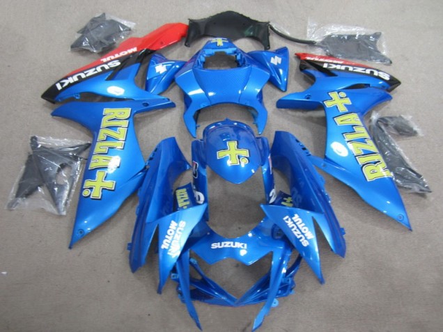 Cheap 2011-2021 Blue Yellow Rizla Suzuki GSXR600 Motorcylce Fairings UK Cheap 2011-2021 Blue Yellow Rizla Suzuki GSXR600 Motorcylce Fairings UK