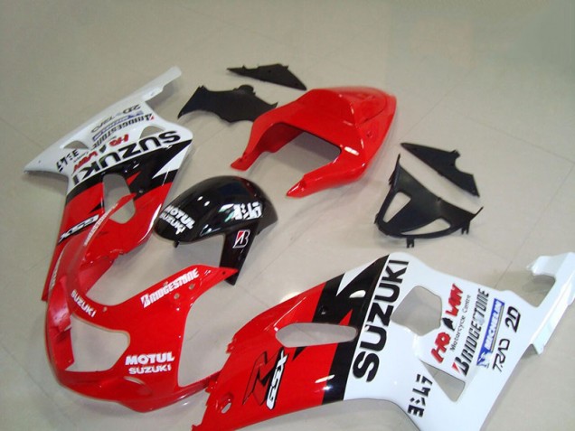 Cheap 2001-2003 Red White Motul Suzuki GSXR750 Motorcycle Replacement Fairings UK Cheap 2001-2003 Red White Motul Suzuki GSXR750 Motorcycle Replacement Fairings UK