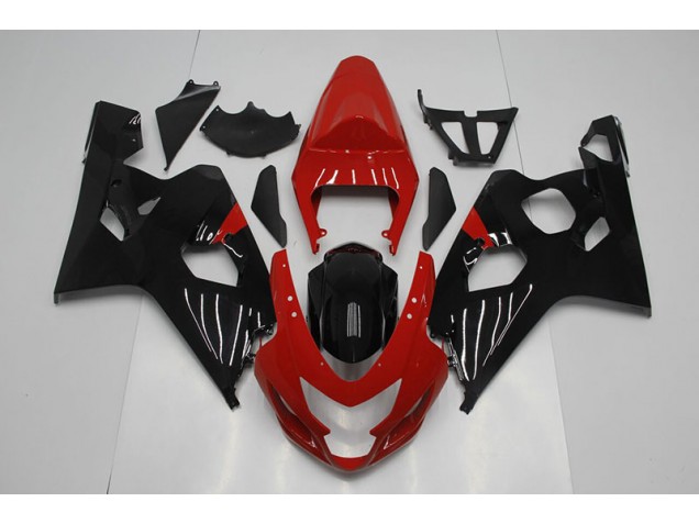 Cheap 2004-2005 Red Black Suzuki GSXR750 Motorcylce Fairings UK