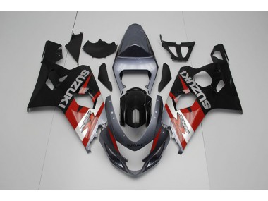 Cheap 2004-2005 Black Red Suzuki GSXR750 Bike Fairings UK