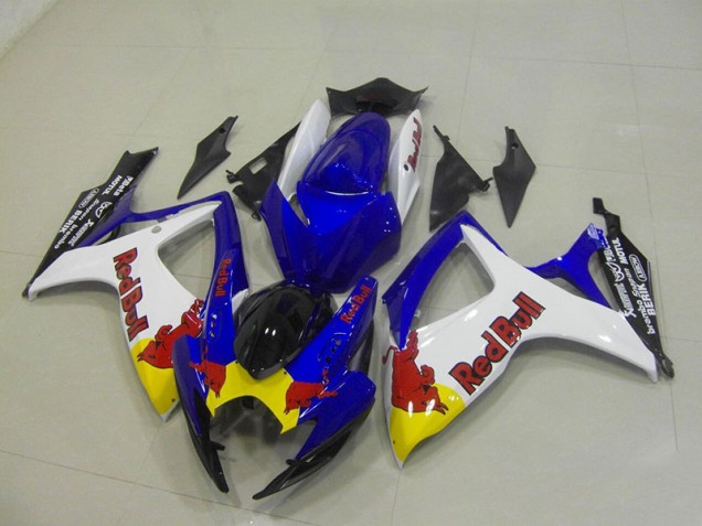 Cheap 2006-2007 Blue White Red Bull Suzuki GSXR750 Motorcyle Fairings UK Cheap 2006-2007 Blue White Red Bull Suzuki GSXR750 Motorcyle Fairings UK