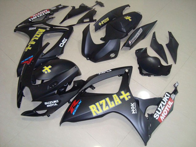 Cheap 2006-2007 Black Yellow Rizla Suzuki GSXR750 Motorbike Fairing Kits UK Cheap 2006-2007 Black Yellow Rizla Suzuki GSXR750 Motorbike Fairing Kits UK