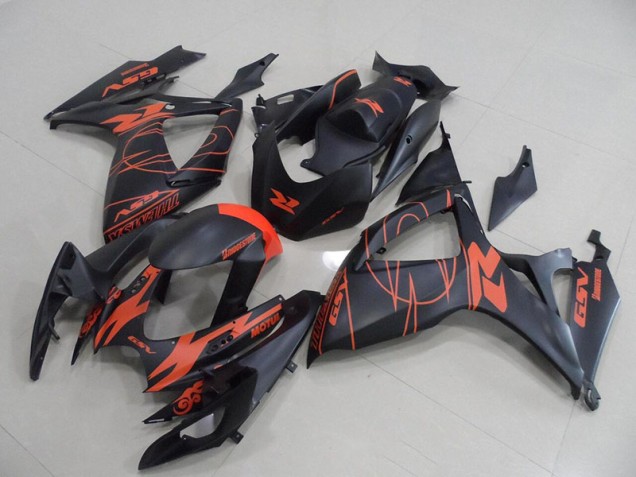 Cheap 2006-2007 Black Red Suzuki GSXR750 Motorcycle Replacement Fairings UK