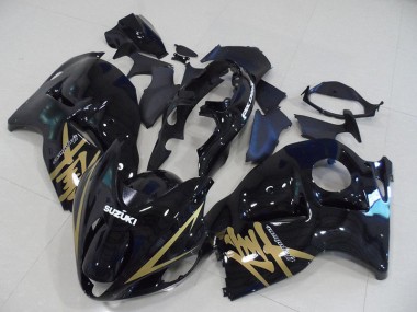 Cheap 1996-2007 Black Gold Decal Suzuki GSXR1300 Hayabusa Bike Fairings UK