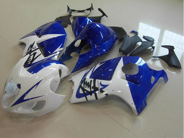 Cheap 1996-2007 Blue White Suzuki GSXR1300 Hayabusa Moto Fairings UK Cheap 1996-2007 Blue White Suzuki GSXR1300 Hayabusa Moto Fairings UK