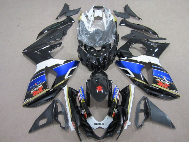Cheap 2009-2016 Black Dark Dog Suzuki GSXR1000 Motor Fairings UK
