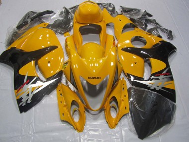 Cheap 2008-2019 Yellow Black Suzuki GSXR1300 Hayabusa Motorbike Fairing Kits UK