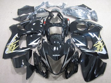 Cheap 2008-2019 Black Gold Decal Suzuki GSXR1300 Hayabusa Motorbike Fairings UK