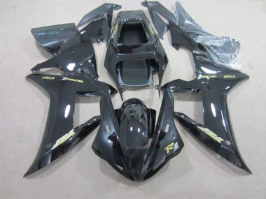 Cheap 2002-2003 Black with Gold Decal Yamaha YZF R1 Motorbike Fairing UK