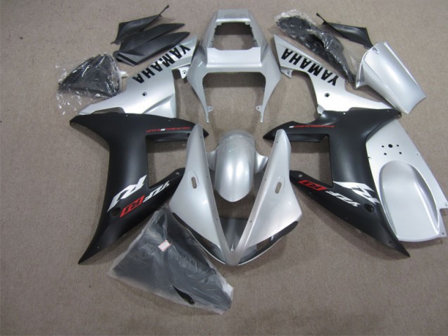 Cheap 2002-2003 Black Silver Yamaha YZF R1 Motorbike Fairing Kits UK Cheap 2002-2003 Black Silver Yamaha YZF R1 Motorbike Fairing Kits UK